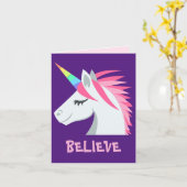 UNICORN KARTE (Gelbe Blume)