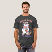Unicorn Kawai Lets Rockhis School boy T-Shirt (Vorne ganz)