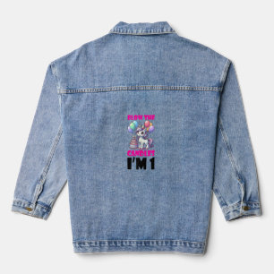 Unicorn Kinder 2. Geburtstag Party Junge 2 Jahre a Jeansjacke