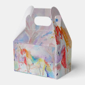 Unicorn Kinder Aquarellmalerei Geschenkschachtel (Rückseite)