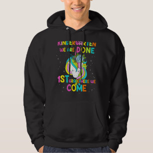 Unicorn Kindergarten Abschluss Niedlich Einhorn Hoodie
