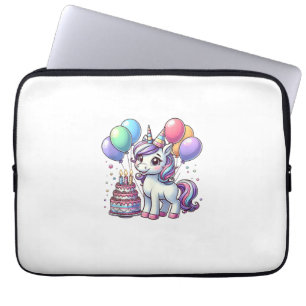 Unicorn Kindergeburtstag Party Boy Bday Girl Candl Laptopschutzhülle