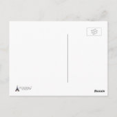 Unicorn Kisses, handschriftlich Postkarte (Rückseite)