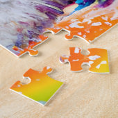 Unicorn Kitten Rainbow Watercolor Puzzle (Seite)