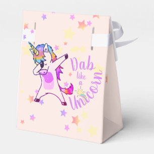 Unicorn-Klecks-Tanz-Stern personalisiert Geschenkschachtel