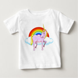 Unicorn Kleinkind Ruffle Dress Baby T-shirt
