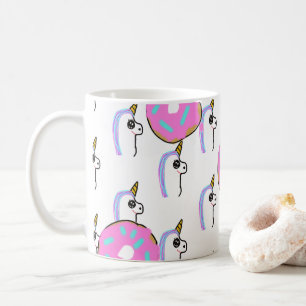 Unicorn-Krapfen-Kaffee-Tee-Tasse Kaffeetasse