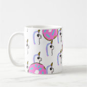 Unicorn-Krapfen-Kaffee-Tee-Tasse Kaffeetasse (Links)