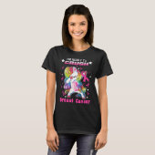 Unicorn-Krieger-Brustkrebs T-Shirt (Vorne ganz)