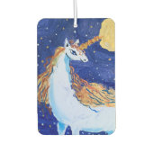 Unicorn "Kunst von Kindern" Autolufterfrischer (Vorderseite)
