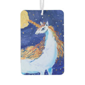 Unicorn "Kunst von Kindern" Autolufterfrischer (Rückseite)