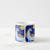 Unicorn "Kunst von Kindern" Espressotasse (Vorderseite)