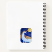 Unicorn "Kunst von Kindern" Notizblock (Rückseite)