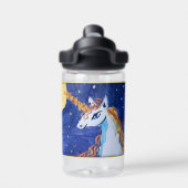 Unicorn "Kunst von Kindern" Trinkflasche (Rückseite)