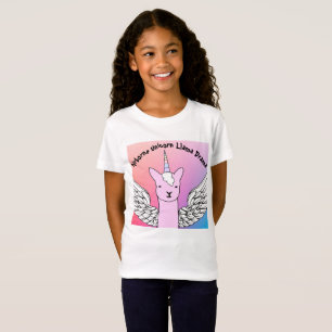 Unicorn-Lama-T - Shirt für Mädchen