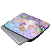 Unicorn Laptop Sleeve (Vorne Knopf)