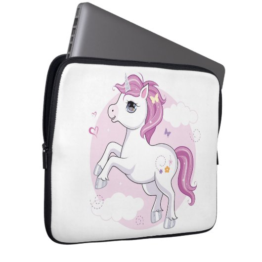 Unicorn Laptop Sleeve (Vorne Rechts)