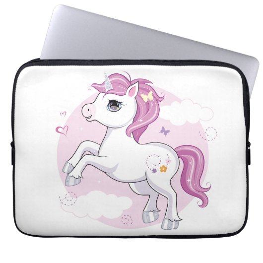 Unicorn Laptop Sleeve (Vorderseite)