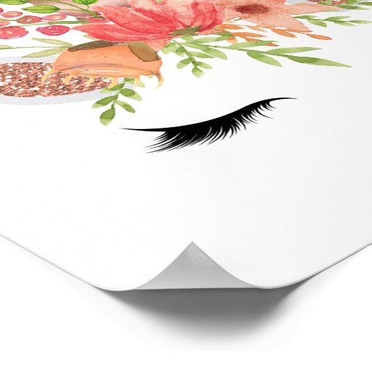 Unicorn Lashes : Poster (Ecke)