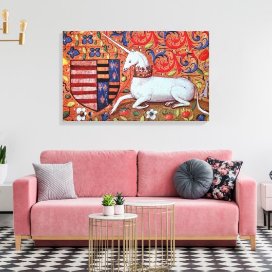 UNICORN LEINWANDDRUCK (Insitu (Wohnzimmer))