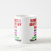 Unicorn Leprechaun Sanity Funny Mug oder Travel Mu Kaffeetasse (Mittel)
