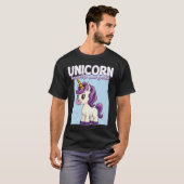 Unicorn Less Gallop More Sparkle Unicorn 1 T-Shirt (Vorne ganz)