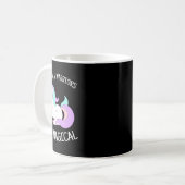 Unicorn Leukemia Awareness Gift Kaffeetasse (Vorderseite Links)
