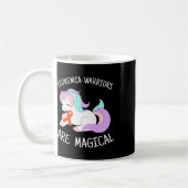 Unicorn Leukemia Awareness Gift Kaffeetasse (Links)