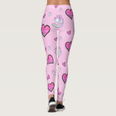 Unicorn-Liebe-Leggings Leggings (Rückseite)