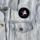 Unicorn Lila Heimerheimer-Bewusstsein - End Heimer Button (Beispiel)