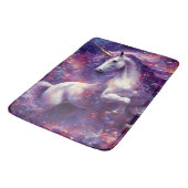 Unicorn Lila Mane Badematte (Schrägansicht)