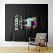 Unicorn Llama Wandteppich (Beispiel (Horizontal))