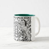 Unicorn Lore Block Print Tasse (VorderseiteRechts)