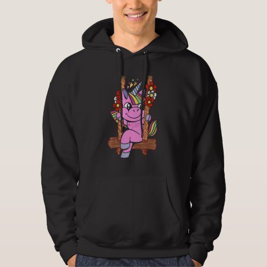 unicorn lover cute swinging hoodie (Vorderseite)