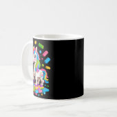 Unicorn Lover Master Builder Gebäude Bricks Block Kaffeetasse (Vorderseite Links)