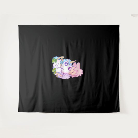 Unicorn Lover Wandteppich (Vorderseite (Horizontal))