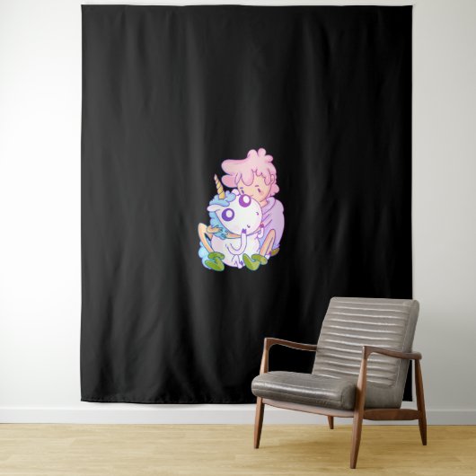 Unicorn Lover Wandteppich (Beispiel)