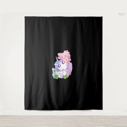 Unicorn Lover Wandteppich (Vorderseite)