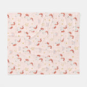 Unicorn Magic Baby Blanket Fleecedecke (Vorderseite (Horizontal))