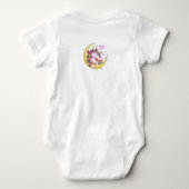 Unicorn Magic Baby Bodysuit Strampler (Rückseite)