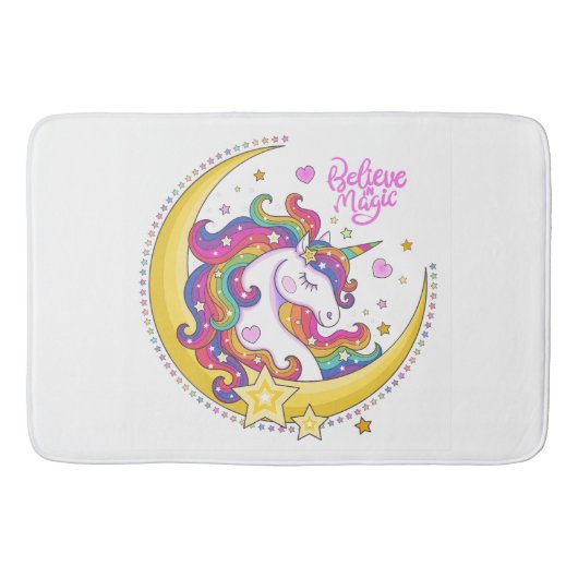 Unicorn Magic Bath Mat Badematte (Vorderseite)
