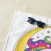 Unicorn Magic Beach Handtuch (Beispiel)