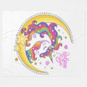 Unicorn Magic Fleece Blanket (Vorderseite (Horizontal))