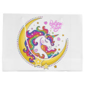 Unicorn Magic Gift Bags Große Geschenktüte (Rückseite)