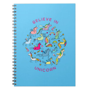 Unicorn Magic Kawaii Notizblock