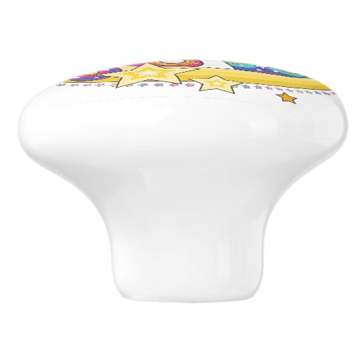 Unicorn Magic Knob Keramikknauf (Seitenansicht)