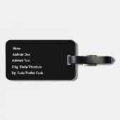 Unicorn Magic Luggage Tag Gepäckanhänger (Rückseite horizontal)