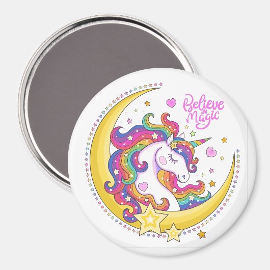 Unicorn Magic Magnet (Vorderseite/Rückseite)