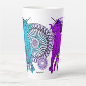 Unicorn Magic Milchtasse (Vorderseite)