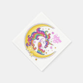 Unicorn Magic Paper Napkins Serviette (Ecke)